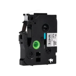 Cinta tze-231 Blanco/Negro Q-connect 12mm x 8 mt