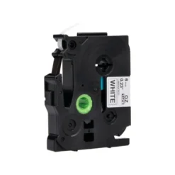 Cinta tze-211 Blanco/Negro Q-connect 6mm longitud 8 mt