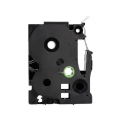 Cinta tze-131 Transparente/Negro Q-connect 12mm x 8 mt.