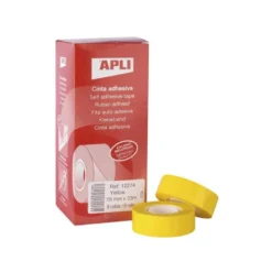 Cinta adhesiva Apli amarillo