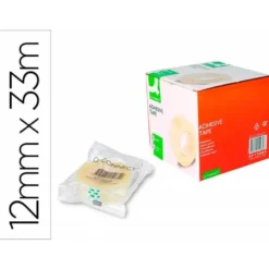 Cinta adhesiva marca Q-Connect 33mt x 12mm encelofanada