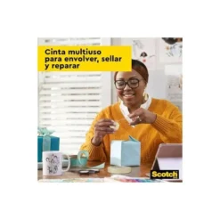 Cinta adhesiva marca Scotch acordeon 550 pack 8 unidades