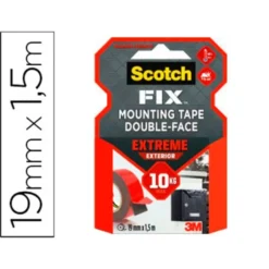 Cinta adhesiva marca Scotch doble cara super resistente