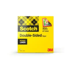 Cinta adhesiva marca Scotch doble cara 33 mt x 19 mm
