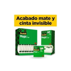 Cinta adhesiva marca Scotch magic transparente pack de 14