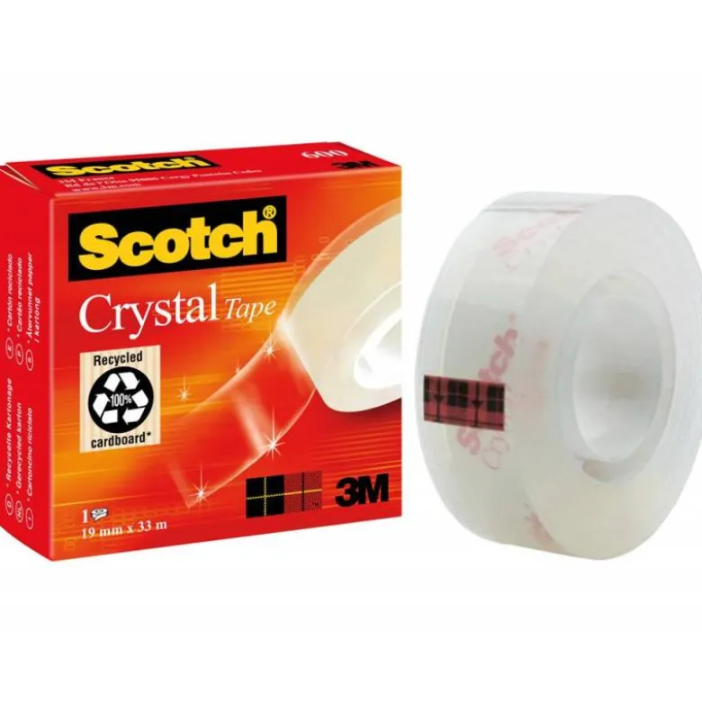 Cinta adhesiva marca Scotch super transparente