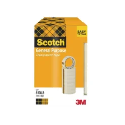 Cinta adhesiva marca Scotch transparente pack de 8
