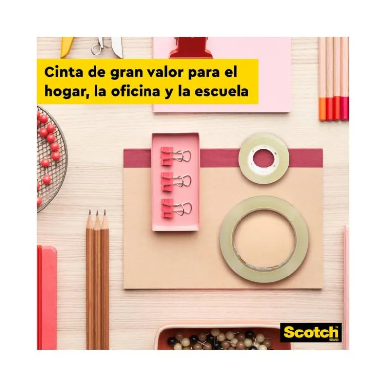 Cinta adhesiva marca Scotch transparente pack de 8