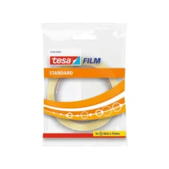 Cinta adhesiva marca Tesa estandar 66 mt x 15 mm