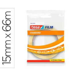 Cinta adhesiva marca Tesa estandar 66 mt x 15 mm