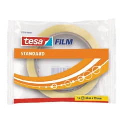 Cinta adhesiva marca Tesa standard 66 mt x 19 mm.