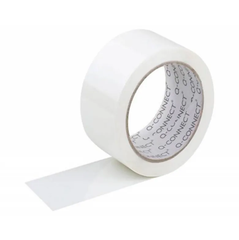 Cinta adhesiva polipropileno Q-Connect 66 mt x 50 mm blanca