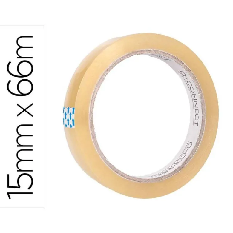 CINTA ADHESIVA Q-CONNECT 66 M X 15 MM