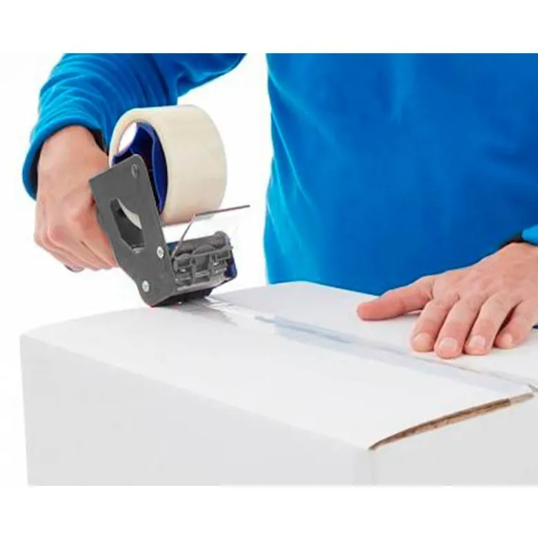 Cinta adhesiva Q-Connect polipropileno transparente 66 mt x 50 mm para embalaje bajo ruido.