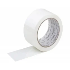 Cinta adhesiva Q-Connect Polipropileno color Blanca 66m x 75mm Para embalaje