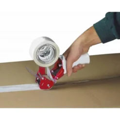 Cinta adhesiva Q-Connect Polipropileno color Blanca 66m x 75mm Para embalaje