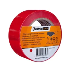 CINTA ADHESIVA TARIFOLD PARA MARCAJE Y SEÑALIZACION DE SUELO 33 MT X 50 MM COLOR ROJO