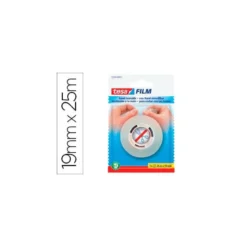 Cinta adhesiva Tesafilm Sin uso de tijeras 25m x 19mm