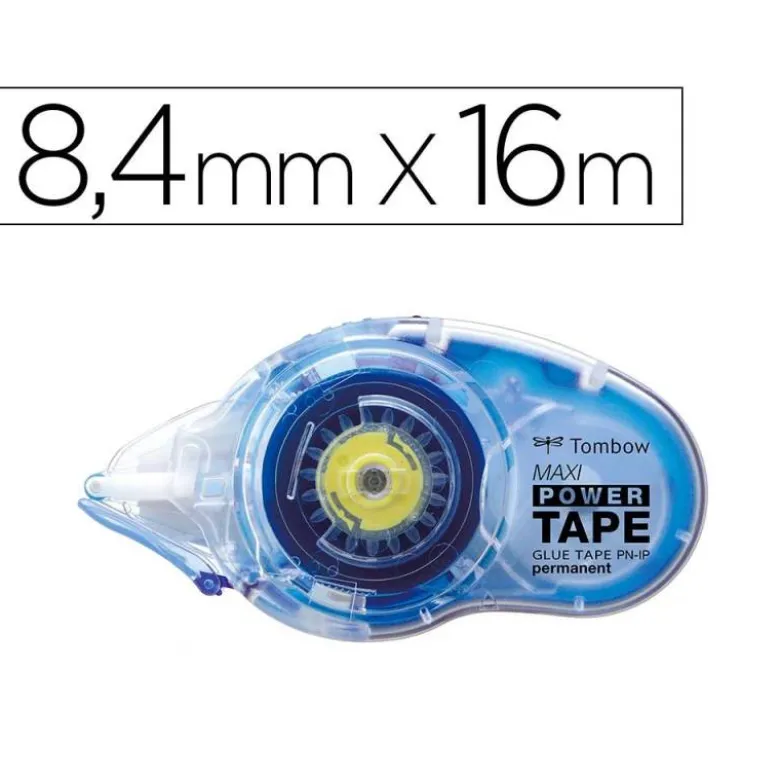 CINTA ADHESIVA TOMBOW MAXI POWER TAPE PERMANENTE 8,4 MM X 16 M