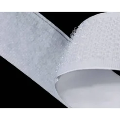 CINTA DE CIERRE ADHESIVA LIDERPAPEL VELCRO BLANCO 20MM X 25M