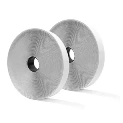 CINTA DE CIERRE ADHESIVA LIDERPAPEL VELCRO BLANCO 20MM X 25M