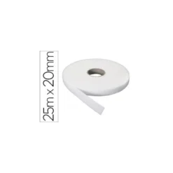 CINTA DE VELCRO ADHESIVO SUMO DIDACTIC RUGOSA ROLLO 25 MX20 MM
