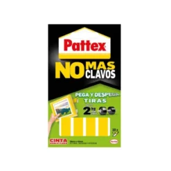 CINTA DOBLE CARA PATTEX PEGA Y DESPEGA NO MAS CLAVO BLISTER DE 10 UNIDADES