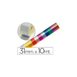 Cinta fantasia color plata 31 mm