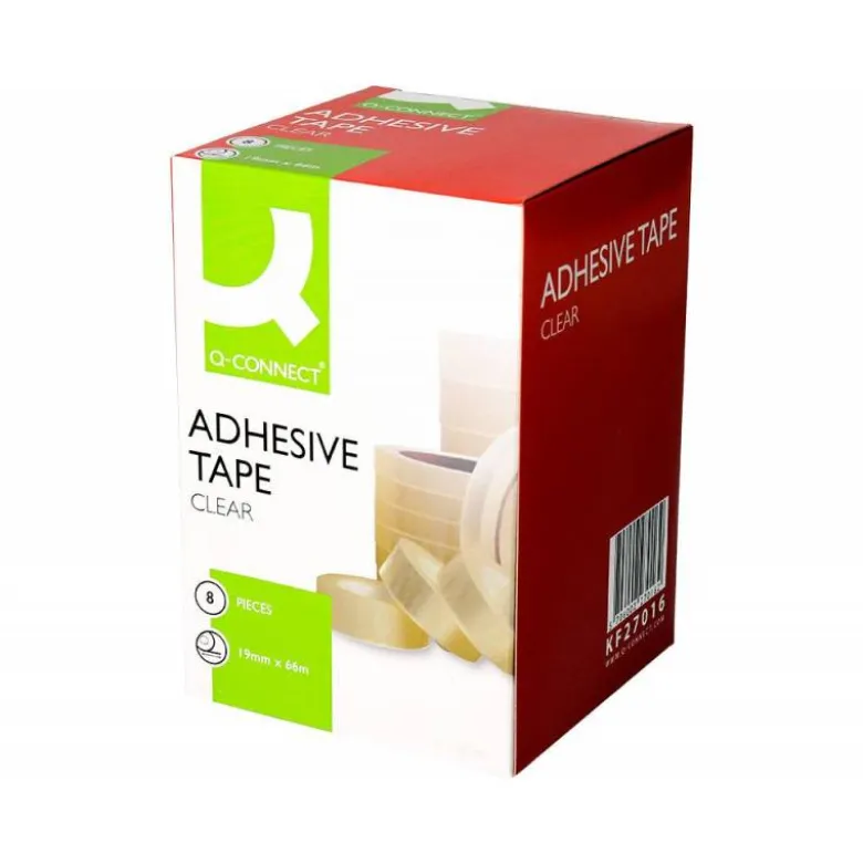 Cinta marca Q-Connect adhesiva 66m x 19mm