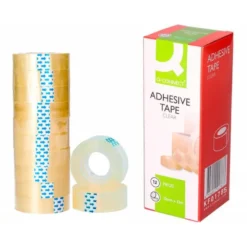 Cinta Q-Connect adhesiva transparente 33m x 12mm
