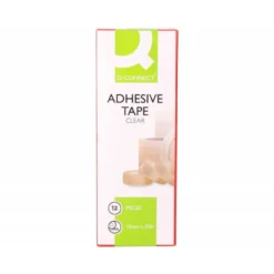 Cinta Q-Connect adhesiva transparente 33m x 12mm
