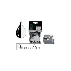 Cintas Brother MK-221BZ 9mm (ancho) x 8m (largo) negro/blanco
