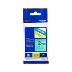 Cintas Brother TZE-731 12mm (ancho) x 8m (largo) laminada verde/negro
