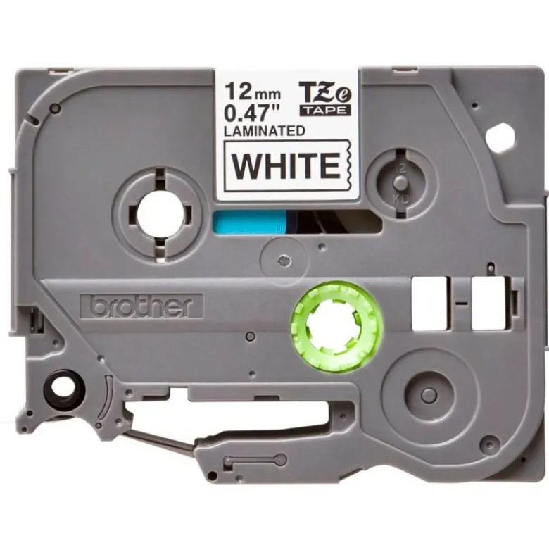 Cintas Brother TZE-231 12mm (ancho) x 8m (largo) laminada blanco/negro