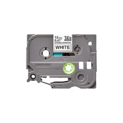 Cintas Brother TZE-S231 12mm (ancho) x 8m (largo) laminada blanco/negro