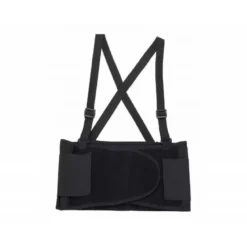 CINTURON ANTILUMBAGO FARU ELASTICO CON TIRANTES TALLA XL COLOR NEGRO