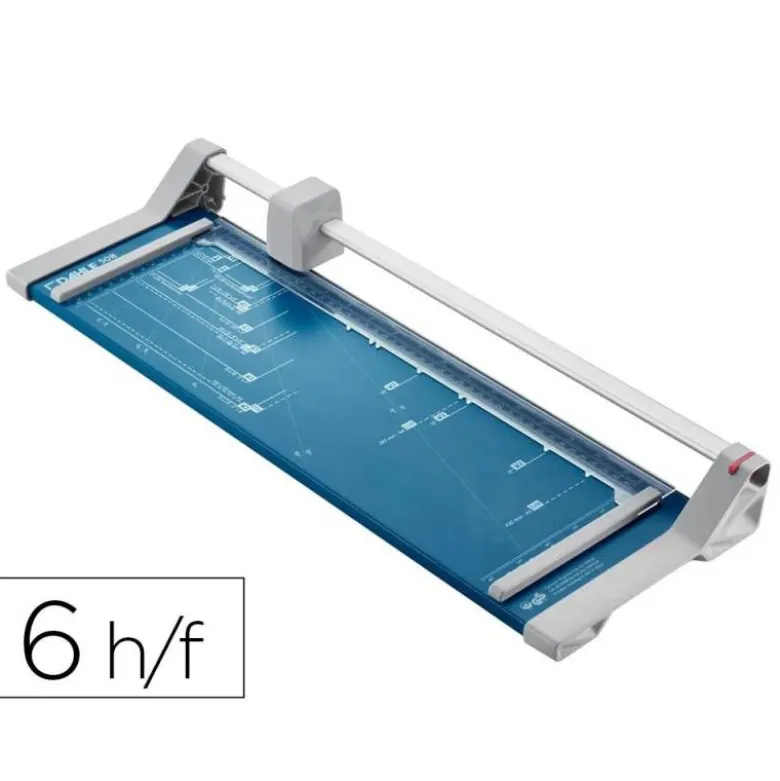 CIZALLA DE RODILLO DAHLE 508 CON BASE METALICA DIN A3 CAPACIDAD DE CORTE 6 HOJAS