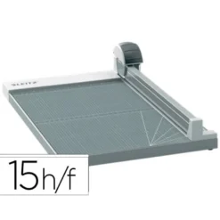 CIZALLA DE RODILLO LEITZ DIN A3 BASE MADERA PLASTIFICADA LONGITUD CORTE 457 MM CAPACIDAD DE CORTE 15H