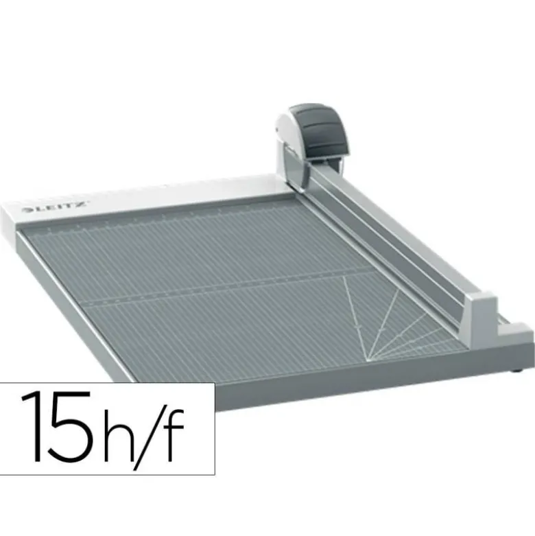 CIZALLA DE RODILLO LEITZ DIN A4+ BASE MADERA PLASTIFICADA LONGITUD CORTE 381 MM CAPACIDAD DE CORTE 15H