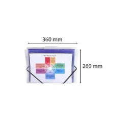 CLASIFICADOR DE PARED EXACOMPTA POLIPROPILENO CRISTAL 6 COMPARTIMENTOS