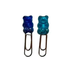 CLIPS IMAGINOVO 32 MM OSITO GOMINOLA EN BLISTER DE 3 UNIDADES AMARILLO NARANJA Y ROJO