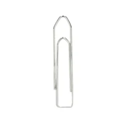 Clips niquelados Nº 3 marca Q-Connect 50 mm