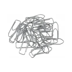 CLIPS NIQUELADOS Q-CONNECT N 1 PICOS 20 MM PUNTA CAJA DE 100 UNIDADES
