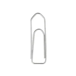 CLIPS NIQUELADOS Q-CONNECT N 1 PICOS 20 MM PUNTA CAJA DE 100 UNIDADES