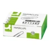 CLIPS ZINC Q-CONNECT N 1 LABIADOS 20 MM CAJA DE 100 UNIDADES
