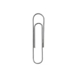 CLIPS ZINC Q-CONNECT N 1 LABIADOS 20 MM CAJA DE 100 UNIDADES