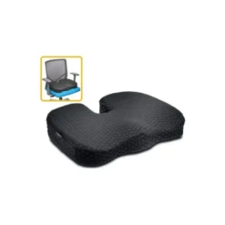 COJIN DE ASIENTO KENSINGTON PREMIUM GEL FRIO NEGRO 7,1X45,9X36,3 CM