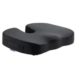 COJIN DE ASIENTO Q-CONNECT DE ESPUMA VISCOELASTICA COLOR NEGRO 460X370X75 MM