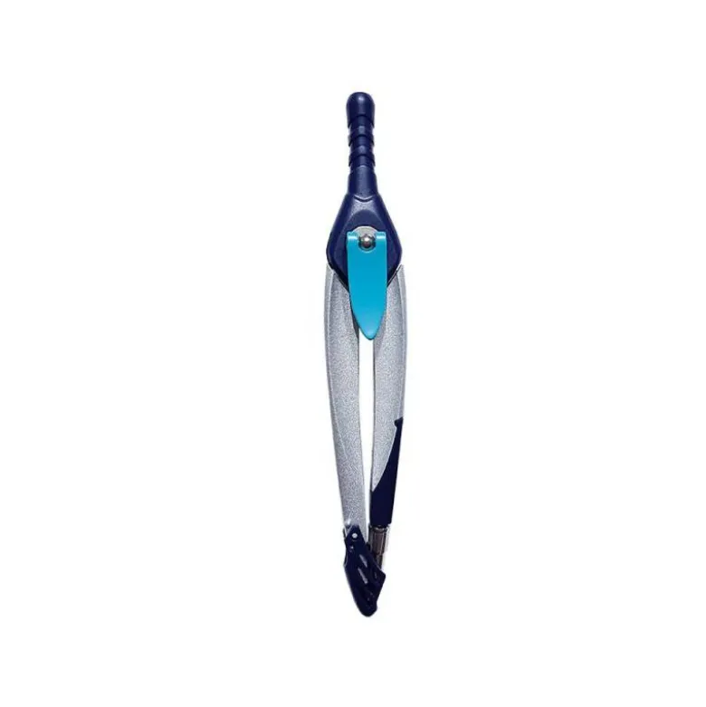 COMPAS LIDERPAPEL LOCK DEVICE CON ADAPTADOR UNIVERSAL Y TUBO DE MINAS COLOR AZUL OSCURO