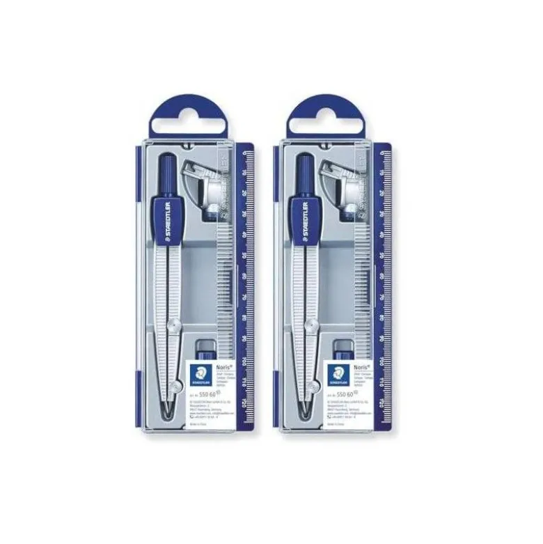COMPAS STAEDTLER NORIS CLUB 550 60 CON AGUJA ROMA Y ADAPTADOR